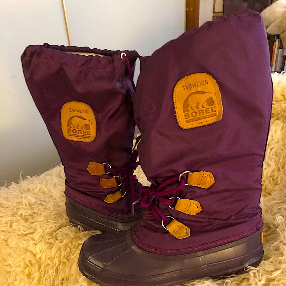 SOREL Snowlion Snow/Rain Boots SZ 8